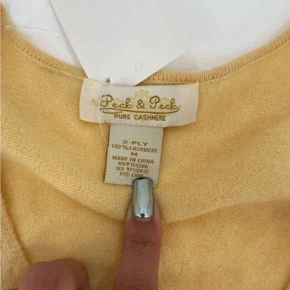 Peck & Peck Pure Cashmere Sweater - Picture 6 of 6